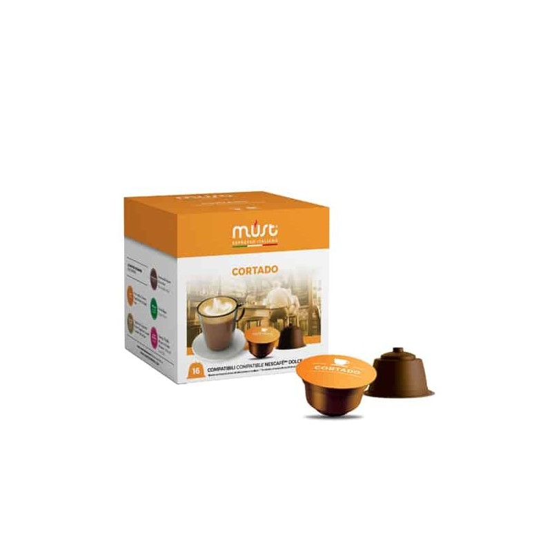 Kafija kapsulas Cortado Must Dolce Gusto®, 10 gab.