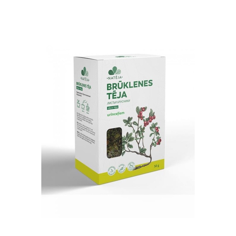 Brūklenes tēja Natēja, 50g