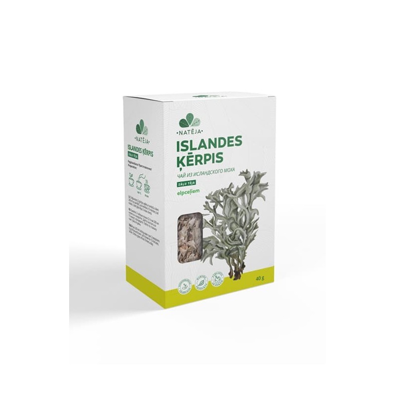 Islandes ķērpja tēja Natēja, 40g