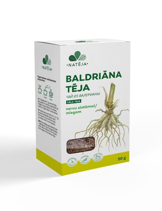 Baldriāna tēja Natēja, 50g Baldriāna tēja Natēja, 50g