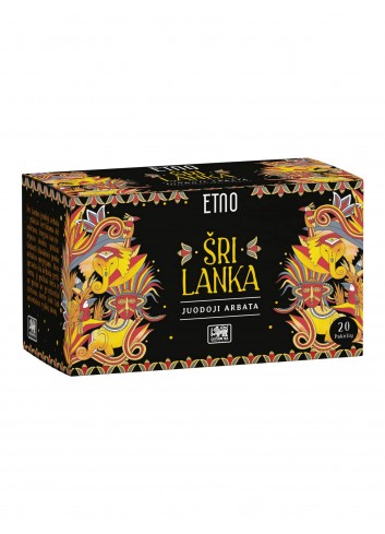 Melnā tēja, ETNO, Šrilanka, 20 gab.