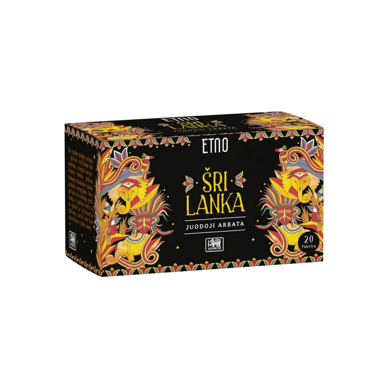 Melnā tēja ETNO, Šrilanka, 20 gab