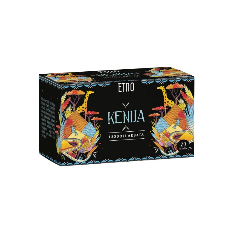 Melnā tēja Kenija, ETNO, 20 gab.