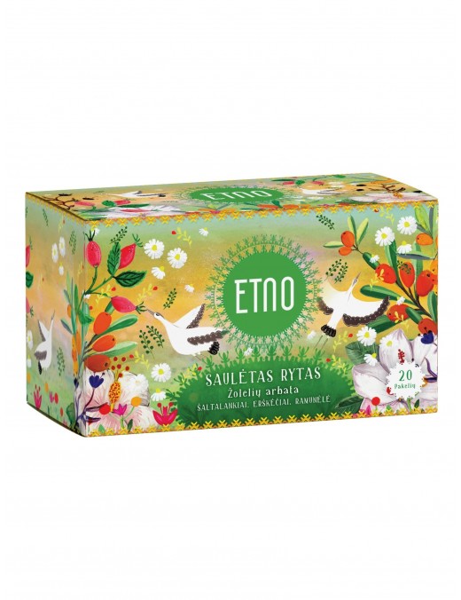 Tēja Saulainais rīts ar smiltsērkšķiem ETNO, 20 gab. Tēja Saulainais rīts ar smiltsērkšķiem ETNO, 20 gab.