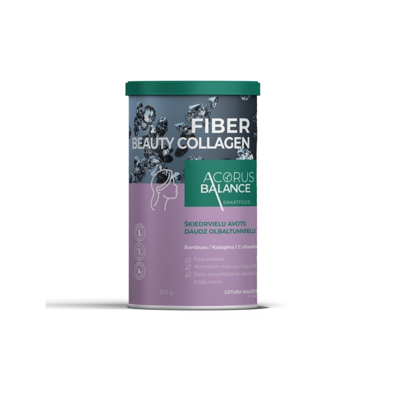 Šķiedrvielas FIBER BEAUTY COLLAGEN, 200 g
