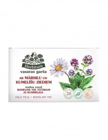Zāļu tēju ar Mārsilu un Kumelīšu ziediem, Herbitum, 20 gab.
