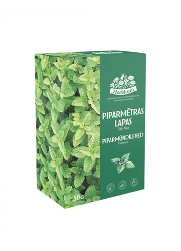 Piparmētru lapu tēja, Herbitum, 50 g