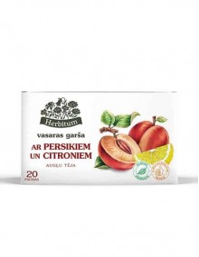 Augļu tēja ar persikiem un citroniem Herbitum, 20 gab.