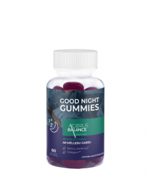 GOOD NIGHT GUMMIES ar melatoninu, košļājamās pastilas, 60 gab.