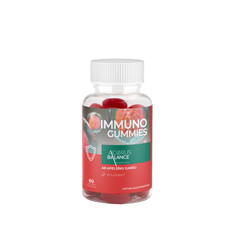 IMMUNO GUMMIES imunitātei, košļājamās pastilas, 60 gab.