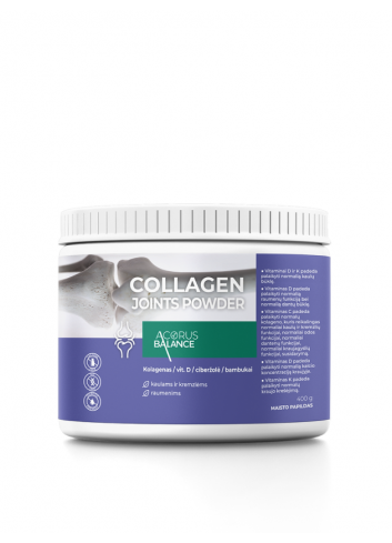 Kolagēna pulveris COLLAGEN JOINTS Powder, kauliem un muskuļiem, 400 g