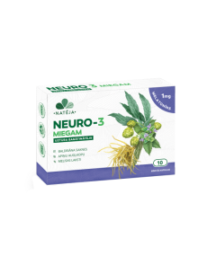 NEURO 3 MIEGAM kapsulas ar Melatonīnu Natēja, 10 gab.