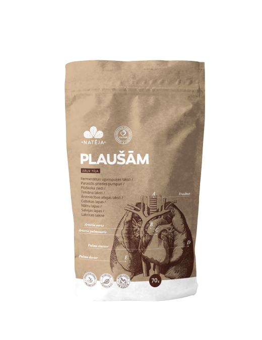 Tēja Plaušām, Natēja, 70 g Tēja Plaušām, Natēja, 70 g