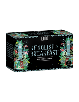 Melnā tēja English breakfast, ETNO, 20 gab.