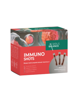 Immuno shots, imūnsistēmai, Acorus Balance, 14 gab.