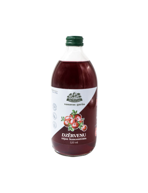 Dzērveņu tējas koncentrāts