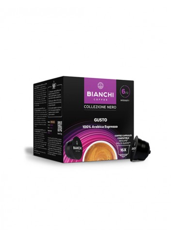 Kafijas kapsulas BIANCHI Gusto Arabica Espresso, 16 gab.