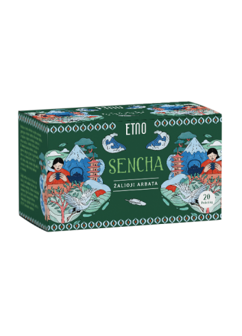 Zaļā tēja Sencha, ETNO, 20 gab.