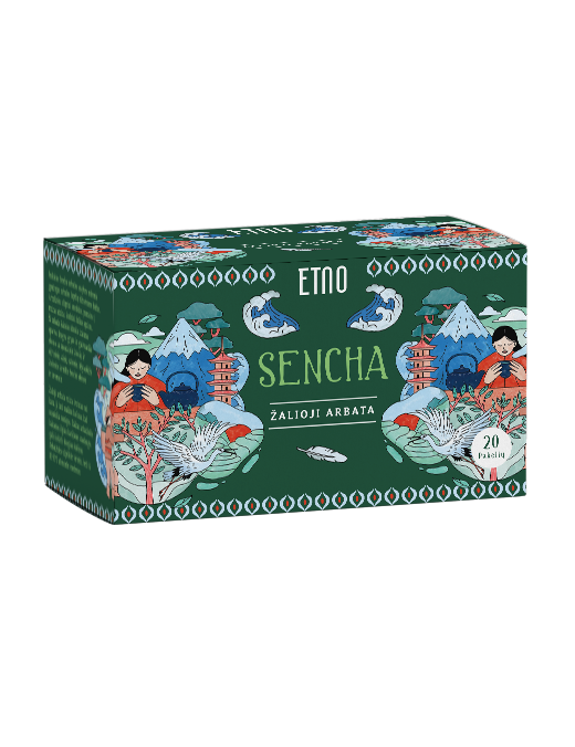 Zaļā tēja Sencha, ETNO, 20 gab. Zaļā tēja Sencha, ETNO, 20 gab.