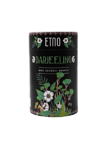 Melnā tēja Darjeeling, beramā tēja, ETNO, 70 g