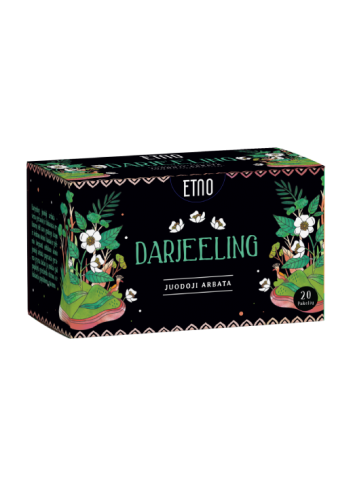 Melnā tēja Darjeeling, ETNO, 20 gab.
