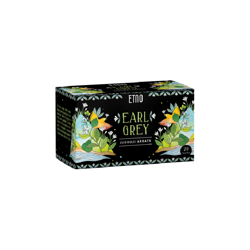 Melnā tēja Earl Grey, Etno, 20 gab.