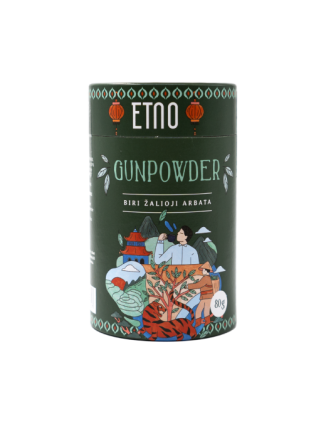 Zaļā tēja Gunpowder, Etno, beramā, 80 g