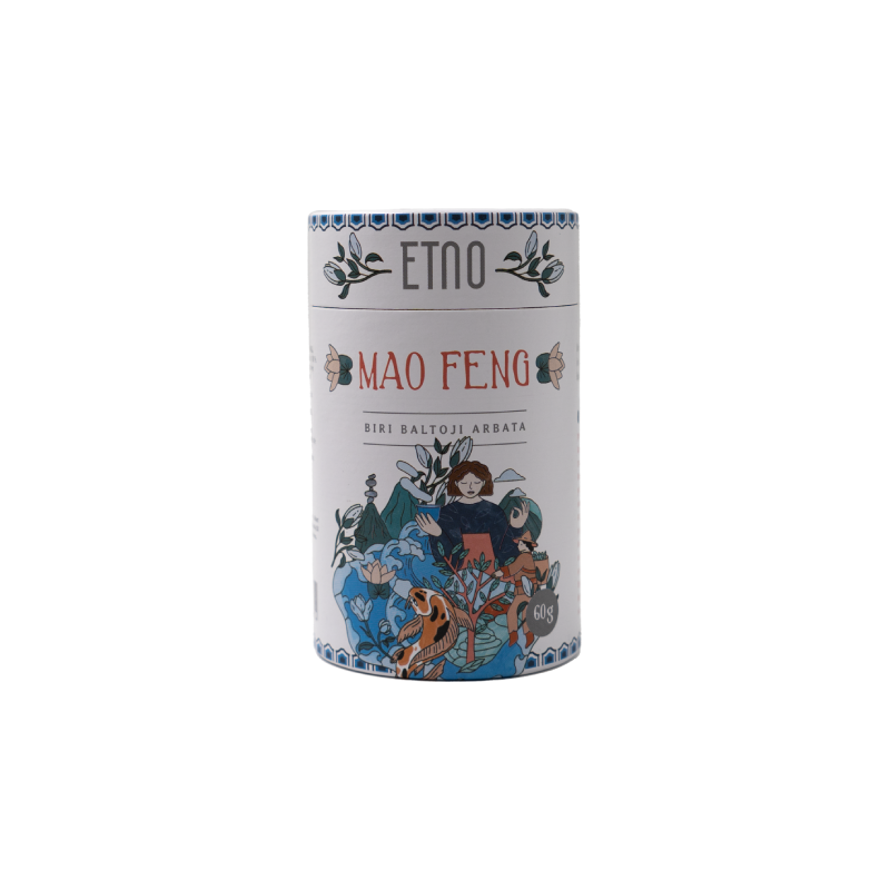 Baltā tēja Mao feng, beramā, ETNO, 60 g