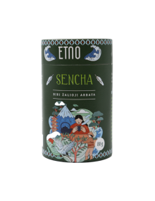 Zaļā tēja Sencha, Etno, beramā, 80 g