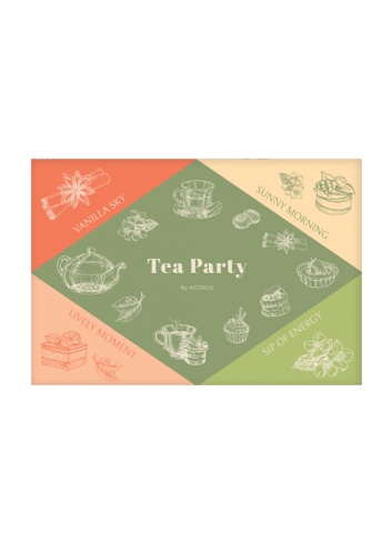 Tējas komplekts Tea Party, By Acorus, 60 gab.