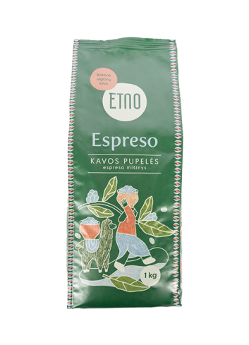 Kafijas pupiņas, ESPRESO, ETNO, 1 kg
