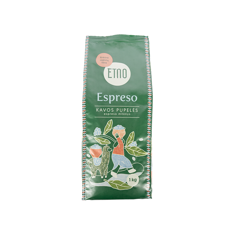 Espresso, kafijas pupiņas, ETNO, 1 kg