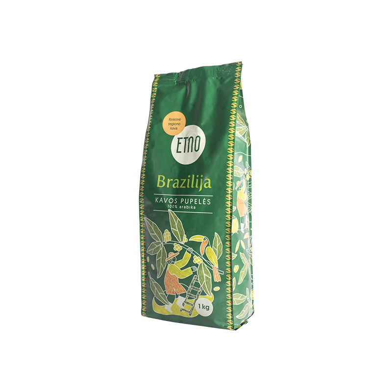 Kafijas pupiņas BRAZĪLIJA, ETNO, 1 kg