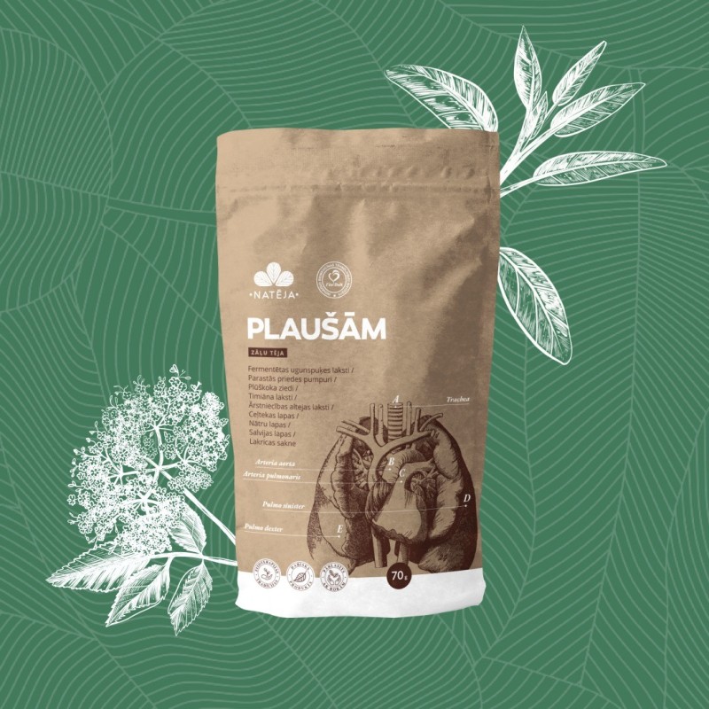Tēja Plaušām, NATĒJA, 70 g