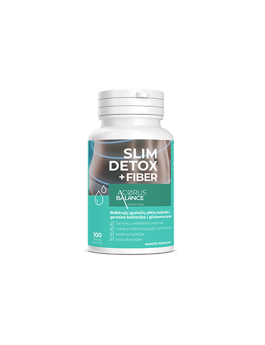 Slim detox fiber, šķiedrvielu kapsulas zarnām, 100 gab. Slim detox fiber, šķiedrvielu kapsulas zarnām, 100 gab.