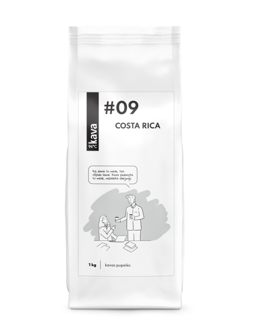 Grauzdētas kafijas pupiņas Kava96 Nr.9, COSTA RICA (SHB), 1 kg Grauzdētas kafijas pupiņas Kava96 Nr.9, COSTA RICA (SHB), 1 kg
