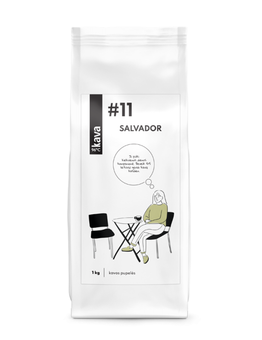 Grauzdētas kafijas pupiņas Kava96 Nr.11, SALVADOR (Salvadoras SHG)
