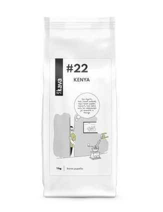 Grauzdētas kafijas pupiņas Kava96 Nr.22, KENYA (AA), 1 kg