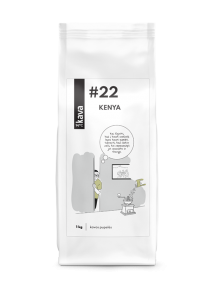 Grauzdētas kafijas pupiņas Kava96 Nr.22, KENYA (AA), 1 kg