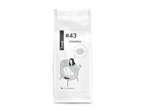 Skrudintos kavos pupelės KAVA96 Nr.43, ETHIOPIA (Yirgacheffe grade 2)