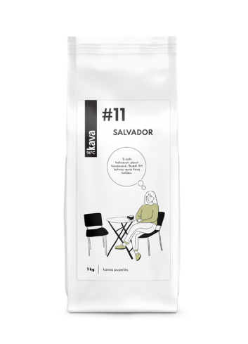 Grauzdētas kafijas pupiņas Kava96 Nr.11, SALVADOR (Salvadoras SHG), 1 kg