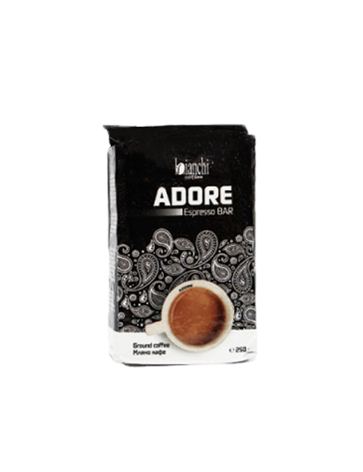 Maltā kafija BIANCHI Adore Espresso BAR, 250 g Maltā kafija BIANCHI Adore Espresso BAR, 250 g