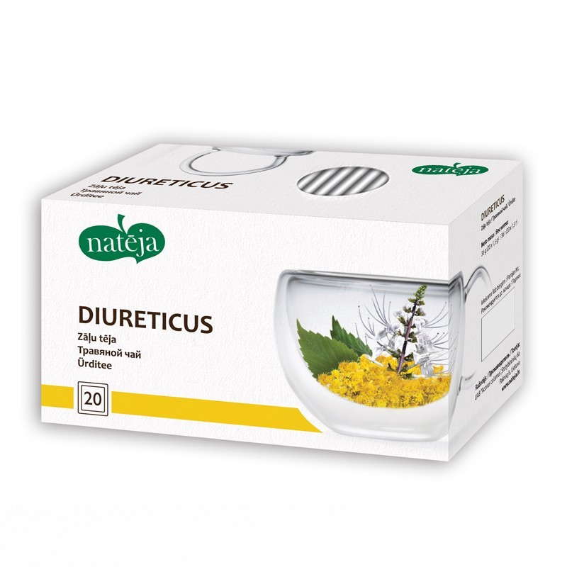 Zāļu tēja Diureticus Natēja | one-life.lv